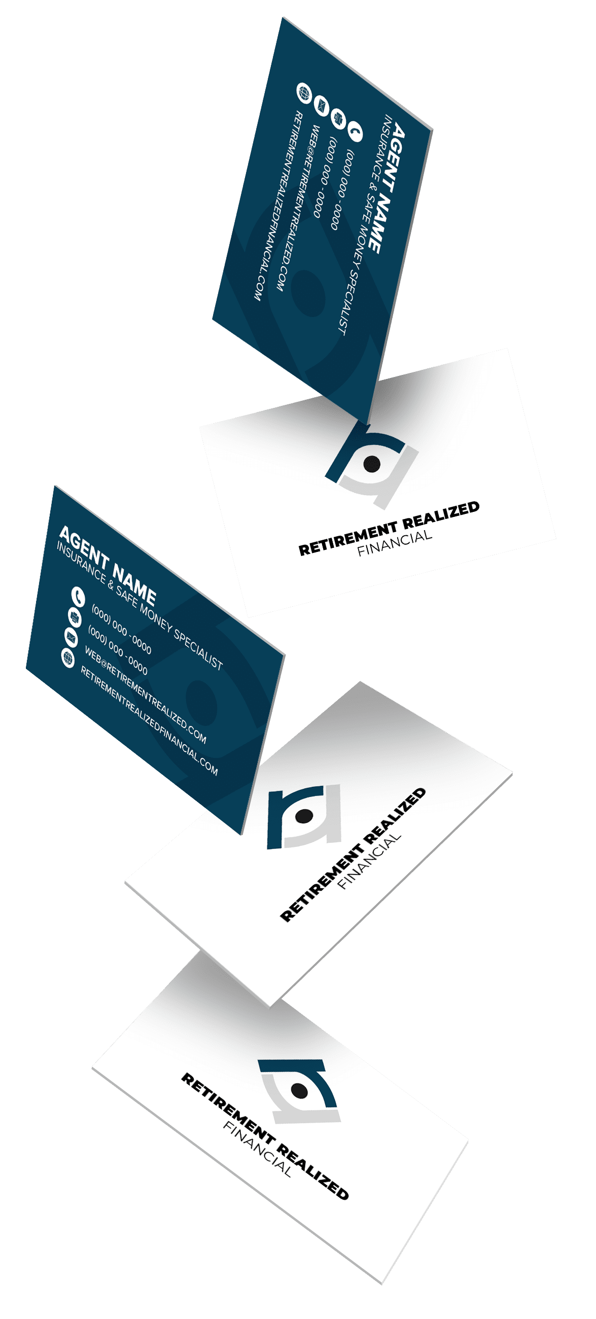 RRF _ FALLING BUSINESS CARDS